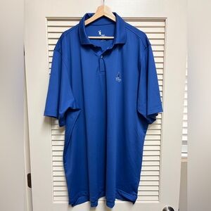 F&G Tech Polo Shirt 3XL Blue Old Head Golf Links Performance Stretch Resortwear